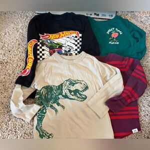 BUNDLE GAP Old Navy Long Sleeve Tees 2T